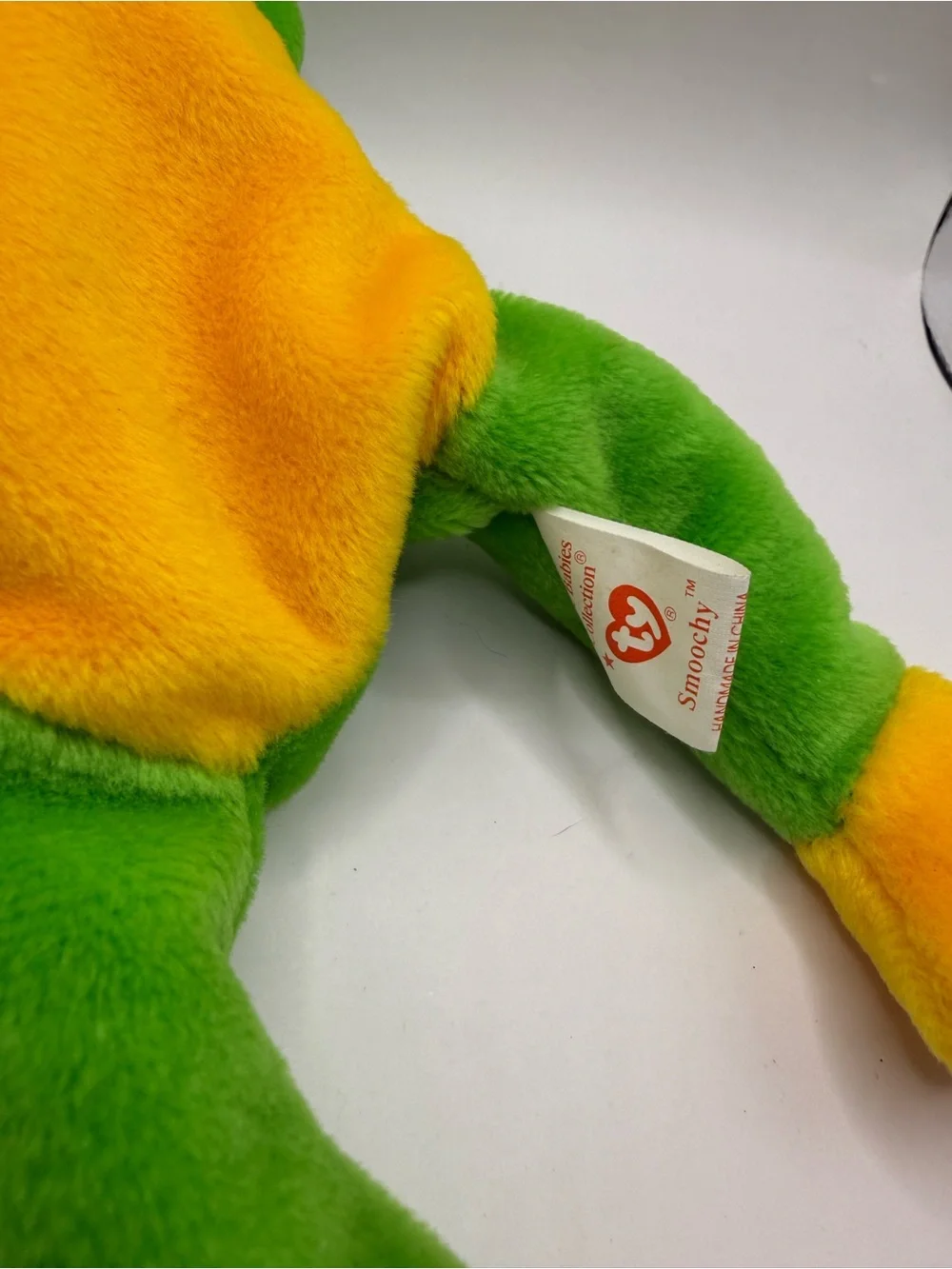 Ty Beanie Babies Frog Smoochy October 1, 1997 Green NWT Clean